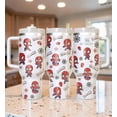 thumbnail image 1 of Chibi Spider-Man 40oz Tumbler with Handle, Cute Superhero Insulated Travel Mug, Comic Book Style 40oz Cup Large Hero Gift for Fans, 1 of 3