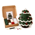 thumbnail image 1 of Chibi-Style Doll DIY Christmas Crochet Kit for Beginners, Easy Amigurumi Doll Craft Set with Full Yarn Tools, DIY Stress Relief Hobby Kit for Women Craft Lovers Xmas Present Christmas tree, 1 of 7