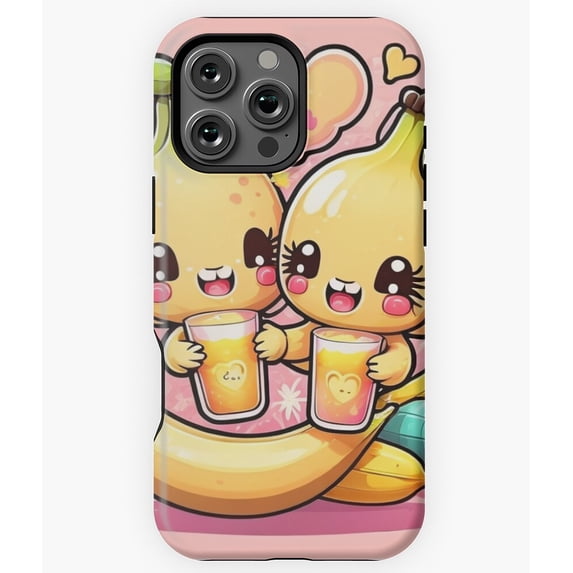 Chibi Twin Banana Sticker Cute Art - Gift Idea Phone N7477 Phone Case for iPhone 17 16 15 14 13 12 11 Pro Max