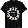 thumbnail image 1 of Chibi Wolf Wolves Animals of the World Wolf Lover T-Shirt for Men Women, 1 of 4