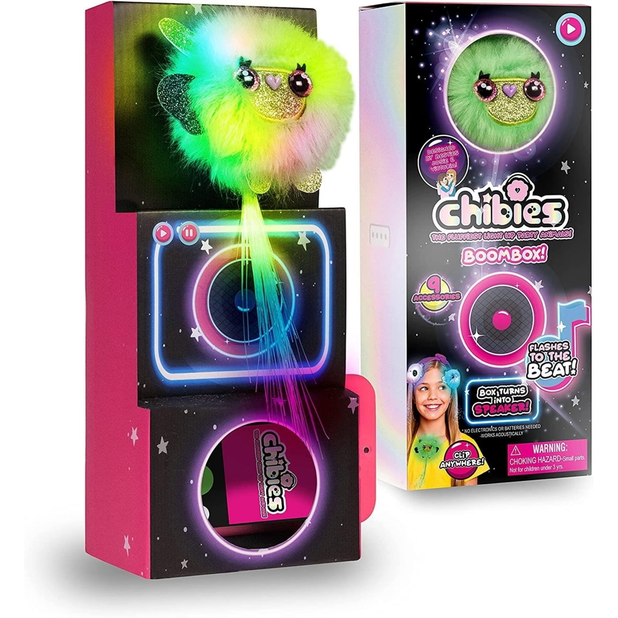 Chibies Boom Box Billi Llama Fluffy Lights to Beats Speaker Music