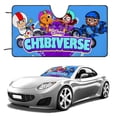 thumbnail image 1 of Chibiverse-theme Windshield Sun Shade Front Protector Folding Car Sun Visor Blocks Uv Rays Keeps Your Vehicle Cool56in*30in(140cm*76cm), 1 of 6