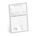 Chic 2Part Carbonless Invoice Form Pad / 50 Sheets Per Pad / 5.5" x 8.