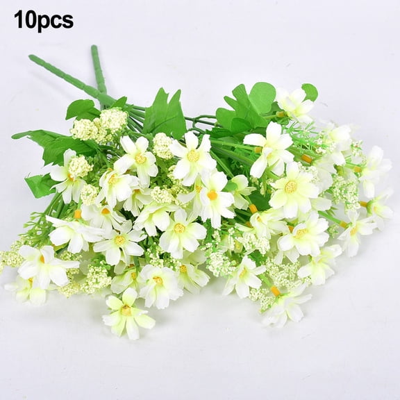 Chic 28 Heads Silk Daisy Bunch: Perfect for Weddings & Home Decor!