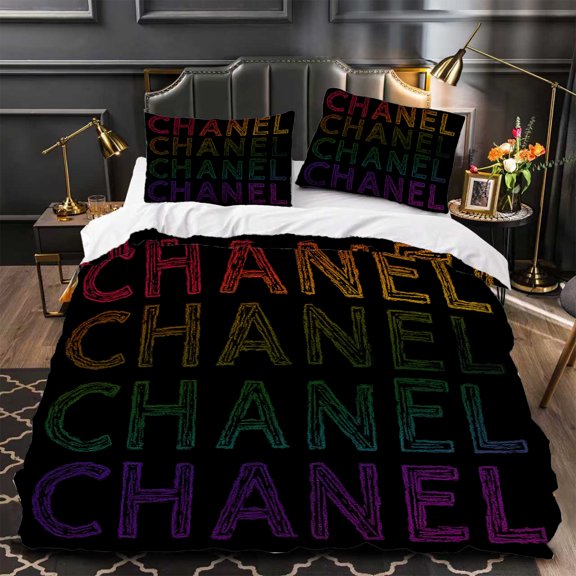 Chic 3-Piece Duvet Cover Set - Vibrant Textured Design Modern Black & White Color Scheme Elegant Bedroom Decor