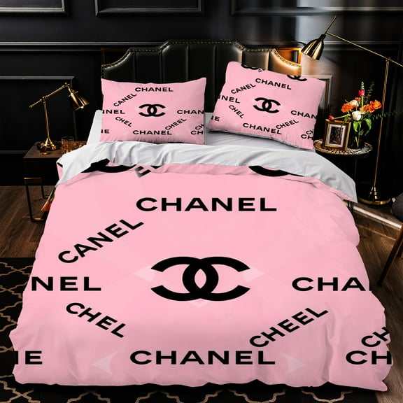 Chic 3-Piece Duvet Cover Set with Elegant Pink Soft Microfiber Bedding Includes Pillow Stylish Bedroom Decor