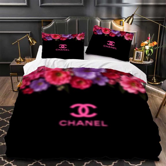 Chic 3-Piece Duvet Cover Set with Vibrant Floral Pattern Elegant Bedroom Decor Includes Pillow