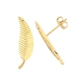 thumbnail image 1 of Chic 9k Gold Women Stud Earrings - 19mm*5mm, 1 of 1