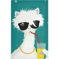 thumbnail image 1 of Chic Alpaca Llama Dish Towels 4 Pack, Sunglasses Stars Washable Tea Towels Dishcloths Lint-Free 18x28 Inch Fast Drying for Kitchen Restaurant Bar Clean, 1 of 7