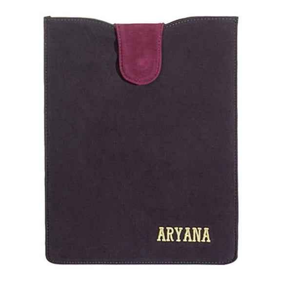 Chic Basic Purple Suede Flap Closure Essential Ipad Cover - Purple