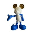 thumbnail image 1 of Chic Blue and White Giant Mickey Mouse Resin Statue 31" x 15" x 48"H, 1 of 12