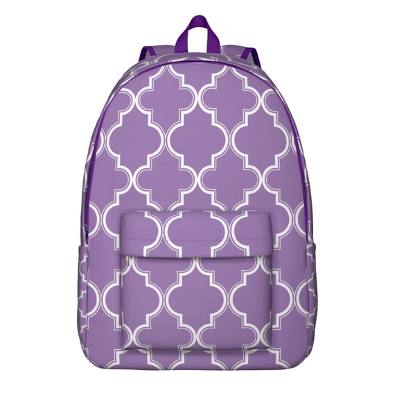 Chic Bohemian Backpack for Women, Floral Zipper Bag with Front Pocket, Durable Lightweight Rucksack for School, University, Work Commute, Travel, Great Gift
