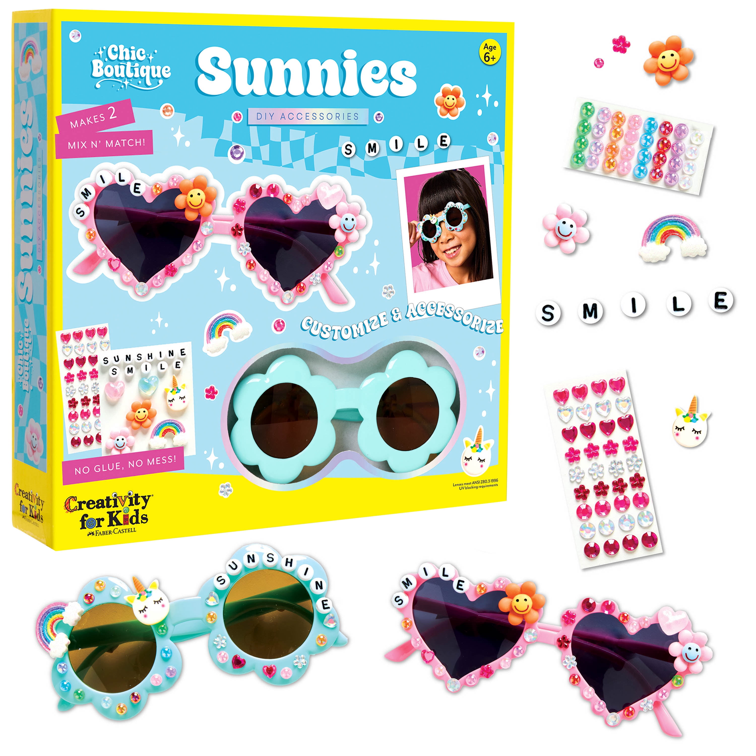Creativity for Kids Chic Boutique Sunnies Kids Craft: DIY Girl Accessories, Girls Toys Ages 6-8+