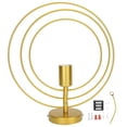thumbnail image 1 of Chic Ceiling Fixture for Living & Dining Rooms, 220V Golden Circle Pendant Light, 1 of 8