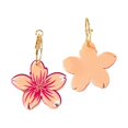 Chic Charm 2packs Earrings,Flower Dangle Earrings Boho Layered Floral