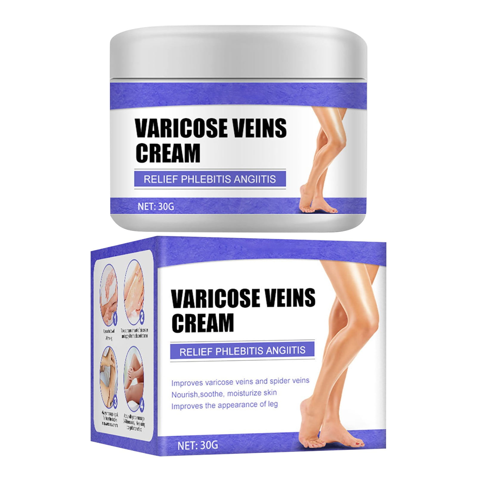 Chic Charm 2packs Foot Masks,Veins Improve Blood Circulation Varicose