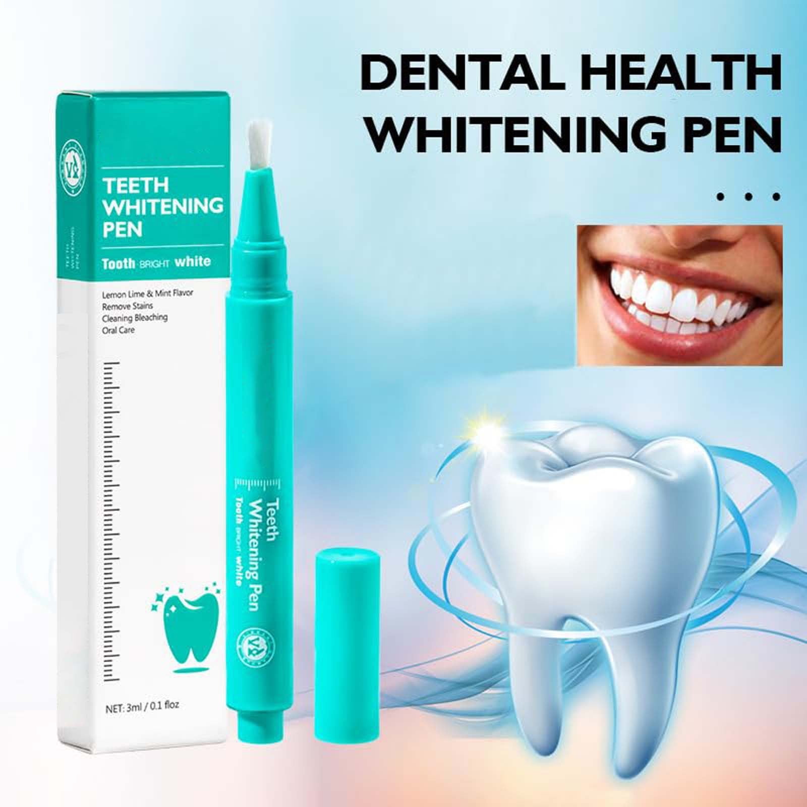 Chic Charm 2packs Personal Skin Care,Overnight Teeth Pen Teeth Pen Gel