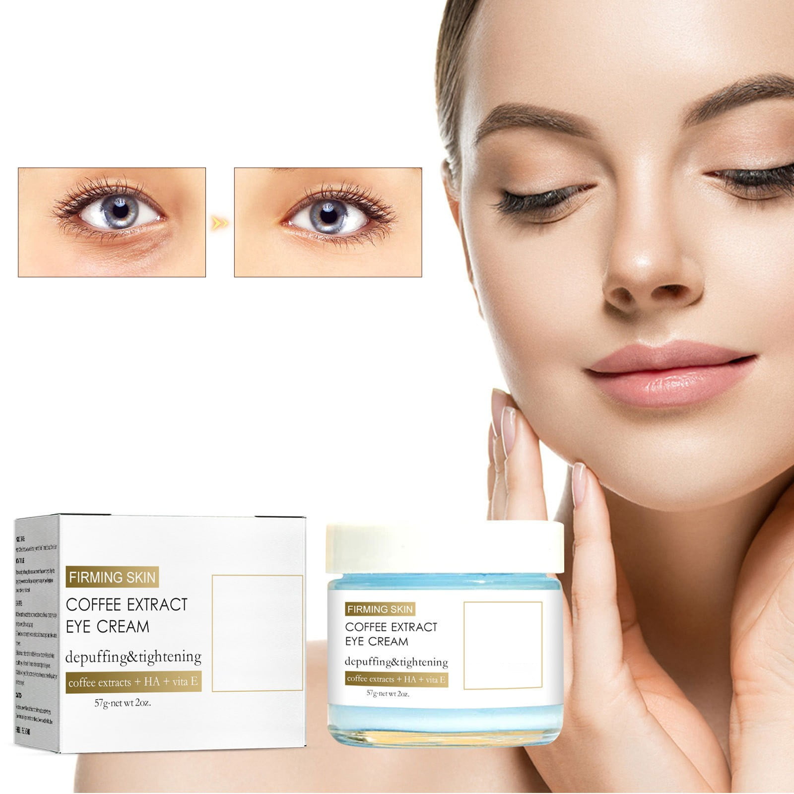 Chic Charm Essence,Eye With Vitamin E Vitamin K Vegan (For Dark Circles