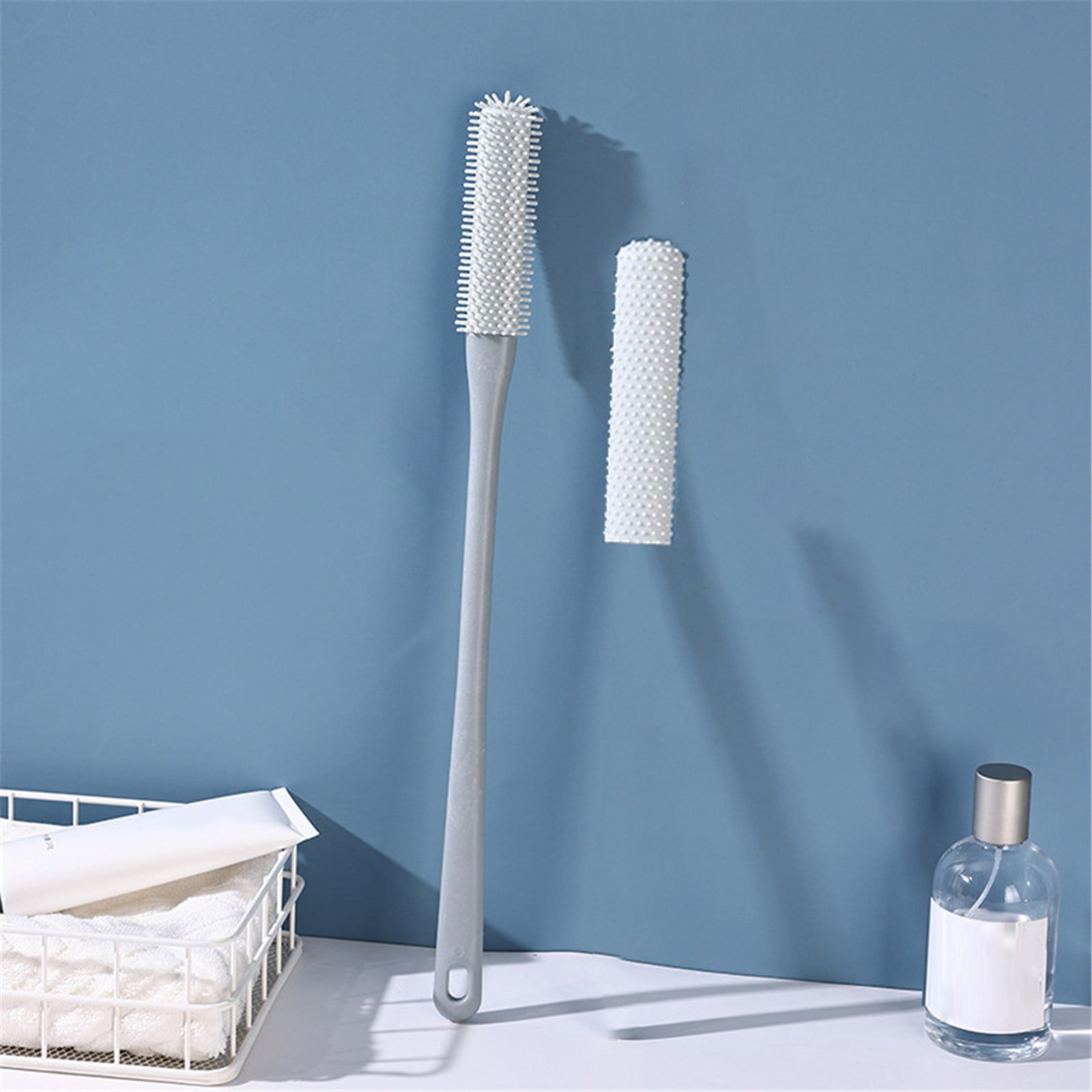 Chic Charm Foot Masks,Toe Cleaning Brush Silicone Foot Scrubber For