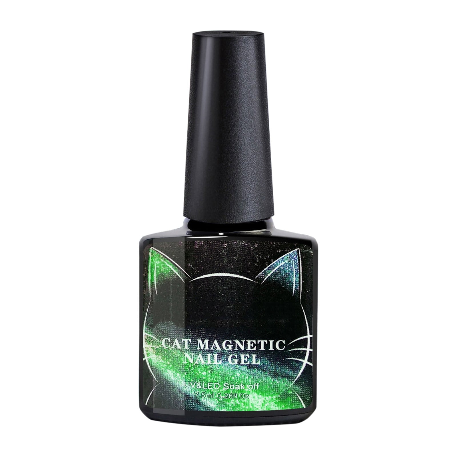 Chic Charm Nail Polish,Manicure Reflective Broken Diamond Cat Eye Gel