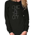 thumbnail image 1 of Chic City Style Fashion Fashionista Women's Long Sleeve T Shirt Brisco Brands L, 1 of 6