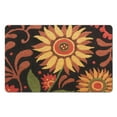 thumbnail image 1 of Chic & Colorful Modern Floral Area Rug - Non-Slip, 20x32 inch - Perfect Accent for Living Room, Bathroom Decor - Vintage Distressed Throw Rug for Stylish Flooring, 1 of 5