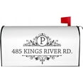 thumbnail image 1 of Chic Custom Address Mailbox Covers Magnetic Personalized Mailbox Magnet Decor Post Letter Box Covers Standard Size Mailbox Wraps for Outside Garden Yard Courtyard Decor, 1 of 6