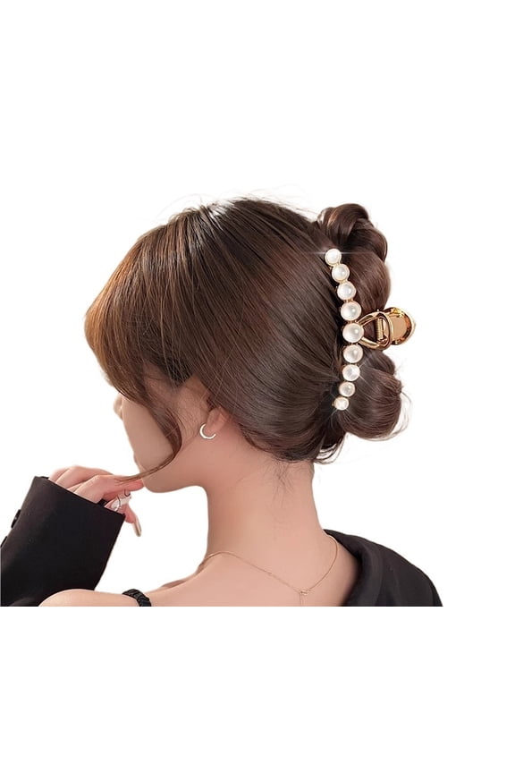 Chic Decorative Hair Clips - Elegant Plastic Hair Accessories for Everyday Use