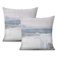thumbnail image 1 of Chic Decorative Touch: Blue & Grey Abstract Art Pillow Covers, 20x20 Inch Set of 2 - Modern Gallery Aesthetic for Bedroom, Sofa, Living Room, 1 of 7