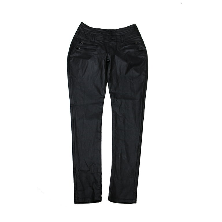 Chic Denim Plus Size Black Coated Skinny Jeans 16W Walmart