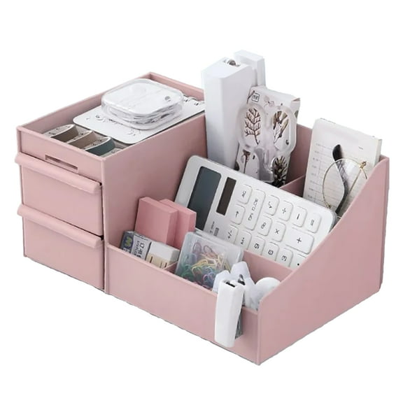 Chic Design Desk Organizer Office, Remove Clutter With Deep Drawers And Premium Material ABS For A Sleek And Tidy Workspace