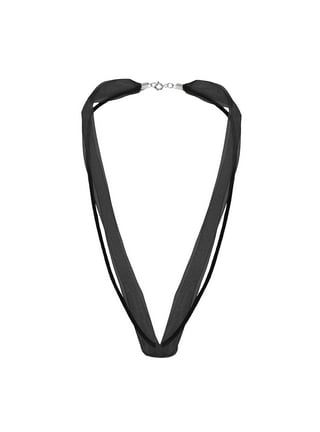 Rosette 3D Choker Ribbon Necklace In Black – Resurrection