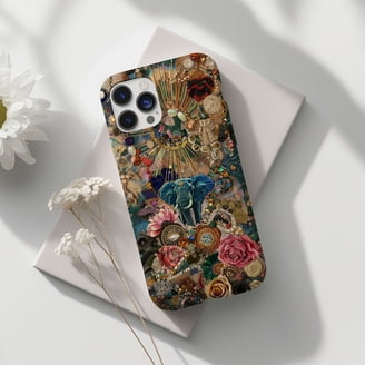 Coque Claire's Pour IPhone 5 - Bling Fleur Rose Avec Perles Blanches