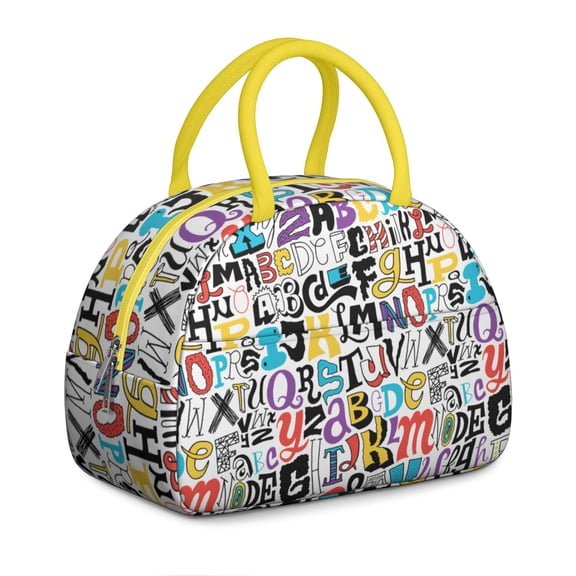 Chic Graffiti Art Lunch Box – Edgy Street Style with Modern Aesthetic, Insulated and Leakproof Tote Bag for Office or Daily Meals