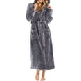thumbnail image 1 of Chic Happen – Plush Robe – Luxury Bath Robe with Pockets– Coral Fleece Robe – Cozy Robe, 1 of 6
