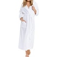 thumbnail image 1 of Chic Happen – Plush Robe – Luxury Bath Robe with Pockets– Coral Fleece Robe – Cozy Robe, 1 of 6