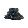 thumbnail image 1 of Chic Headwear Organza Floppy Church Hat - Black, 1 of 3