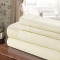 thumbnail image 1 of Chic Home 100% Cotton 300T Sheet Set Beige, 1 of 5