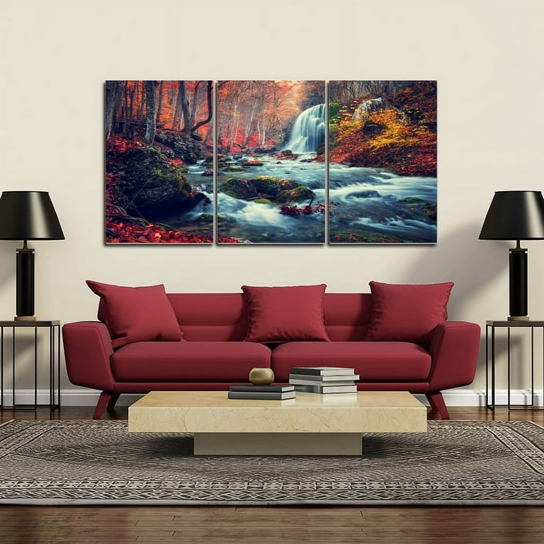 Forest Wall Art on Canvas - Set of 3