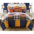 thumbnail image 1 of Chic Home BCS16003-US 6 Piece Feldman Reversible Comforter Set - Multi Color, Twin & Twin XL Size, 1 of 1