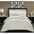 thumbnail image 1 of Chic Home BCS16218-BIB-US Hadley Comforter Set - Queen Size- Beige - 9 Piece, 1 of 1