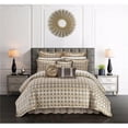 thumbnail image 1 of Chic Home BCS21410-US 9 Piece Suelita Comforter Set, Beige - Queen Size, 1 of 1