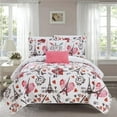 thumbnail image 1 of Chic Home BQS16089-US 4 Piece Aerienne Reversible Quilt Set - Multi Color, Twin &Twin XL Size, 1 of 1