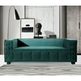 thumbnail image 1 of Chic Home Barnum Sofa Velvet Upholstered Tufted Wide Armrest Design, 1 of 7