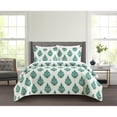 thumbnail image 1 of Chic Home Breana 3 Piece Quilt Set Floral Medallion Print Design Bedding - Pillow Shams Included, Queen, Green, 1 of 6