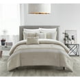 thumbnail image 1 of Chic Home Brye 9-Piece Embroidered Comforter Set, Queen, Beige, 1 of 6