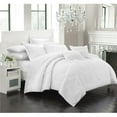 thumbnail image 1 of Chic Home CS3920-US Demaria Bedding Basics, Down Alternative Solid Comforter Set - White - Queen - 7 Piece, 1 of 1
