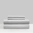 thumbnail image 1 of Chic Home Cayden 4-Pc Grey Sheet Set, Queen, 1 of 5