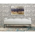 thumbnail image 1 of Chic Home Celicia Bench Pebble Grain PU Leather Ottoman with Metal Frame, Modern Contemporary, White, 1 of 2