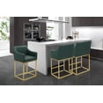 thumbnail image 1 of Chic Home Cordele Chair PU Leather Upholstered Slope Arm Counter Stool, 1 of 4